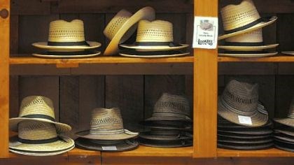Haberdashery-display.jpg Haberdashery display Jay Lehman founded his hardware store in Kidron, Ohio, in 1955 to serve a local Amish population. The store carries a variety of merchandise including haberdashery display.