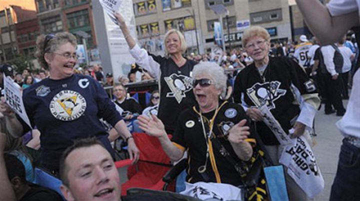 Rally for Penguins in Market Square on Tuesday