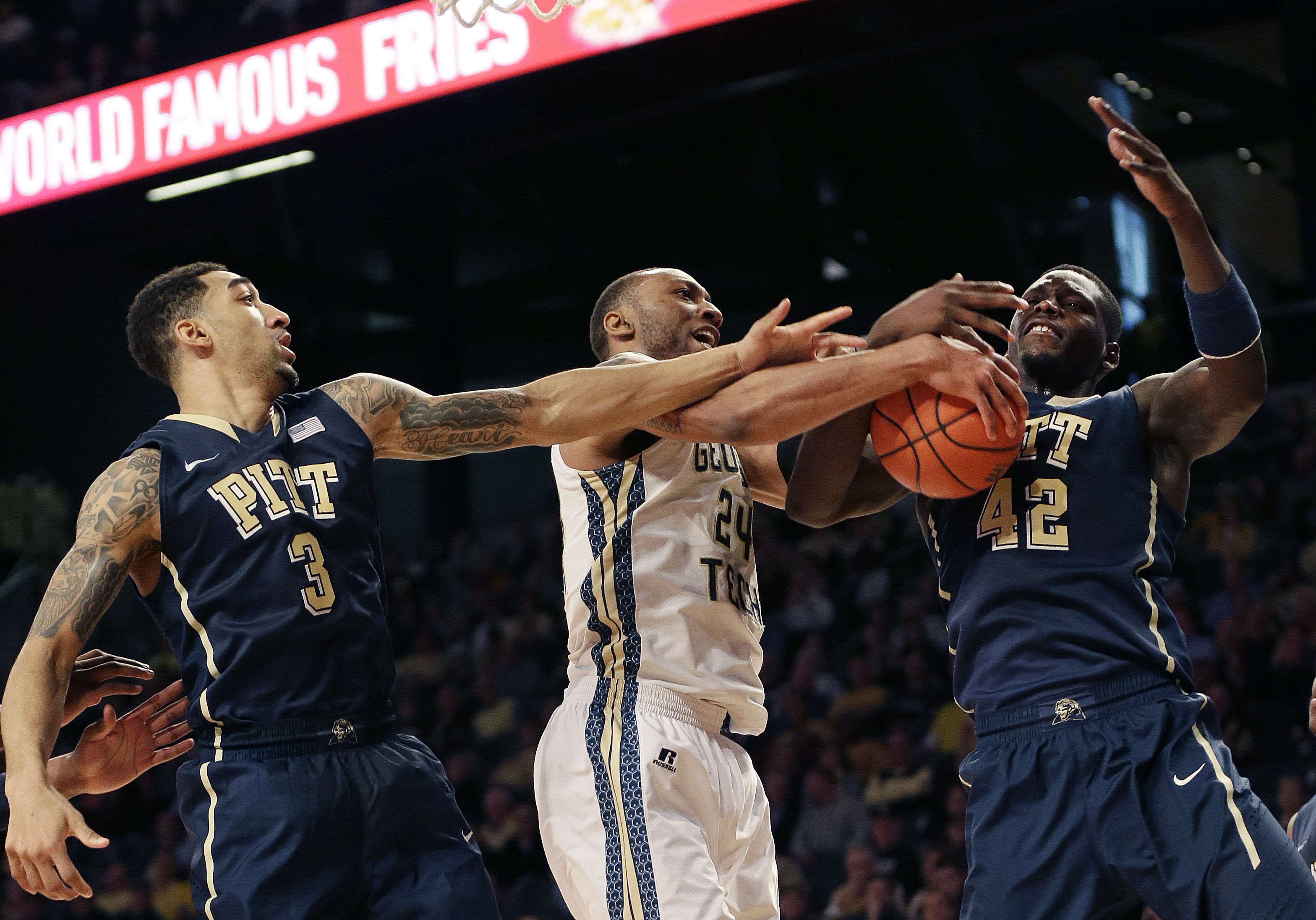 Pitt comes from behind in second half to beat Tech, 8174
