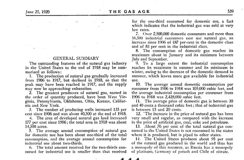 Almost a century ago, experts predicted the decline of natural gas production thumbnail