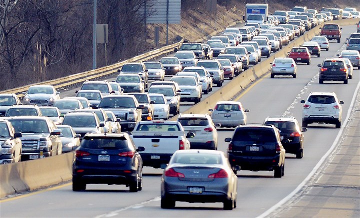 TRAFFIC: Overturned tractor trailer slows I-79 N commute; Route 65 lane closures begin Mon.