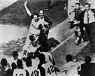  Bill Mazeroski heads for home plate after hitting a game winning home run in the 9th inning in 1960. 