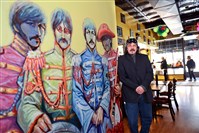  Michael "Gypsy" Pezzulo painted this mural of the Beatles at Beans 'N' Cream on Brilliant Avenue in Aspinwall.