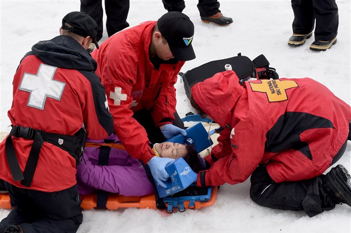 Ski patrol members will help treat marathoners