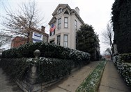  An exterior shot of Louis Talotta home and office on Centre Avenue in Shadyside. Mr. Talotta is the proprietor of Parke Interiors. 