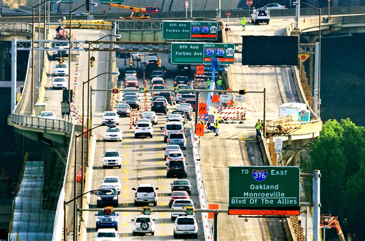 TRAFFIC: Lane closings on Liberty Bridge changed to ease post-game traffic