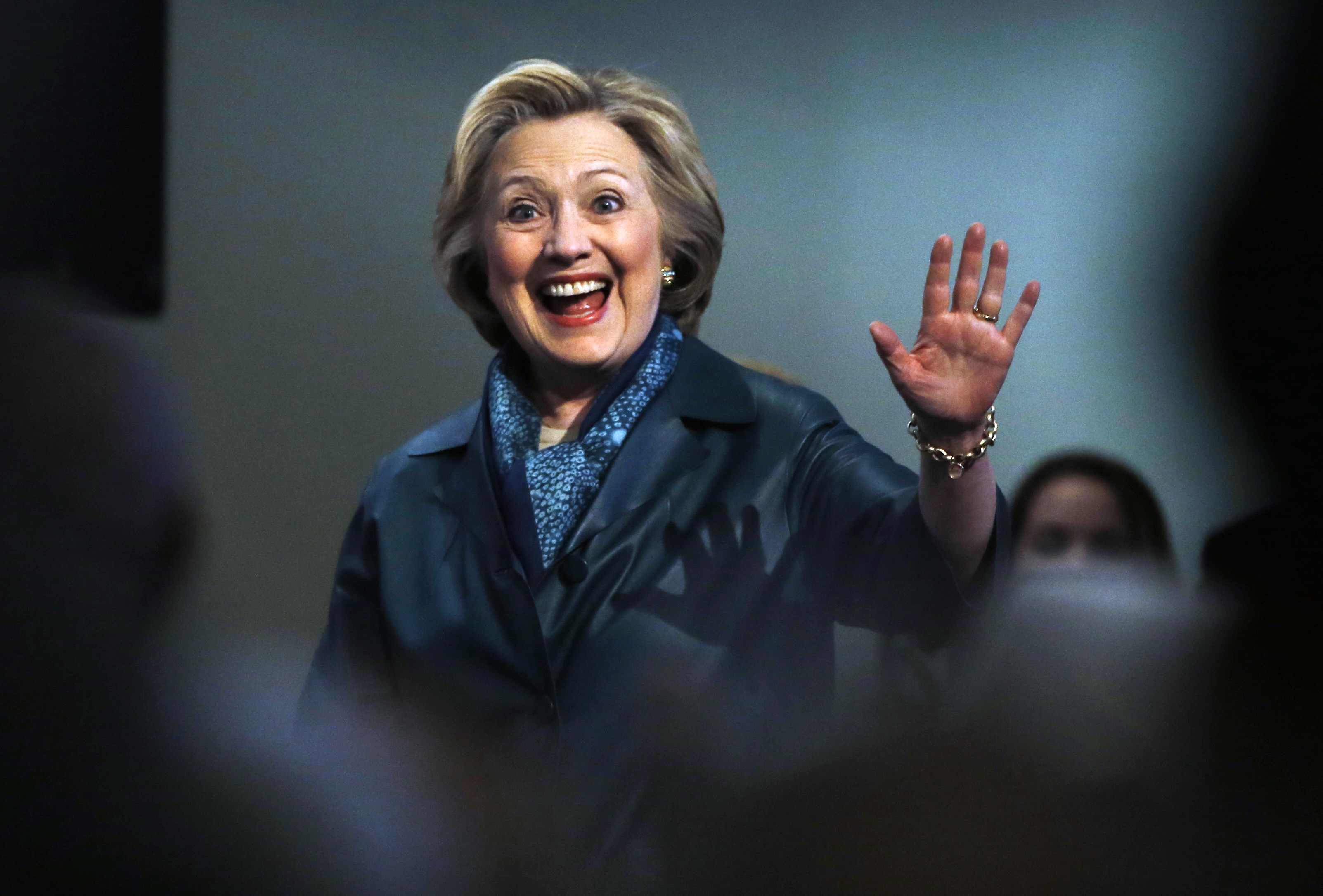 For Hillary supporters, a chance to see a candidate who has 'been breaking down barriers'