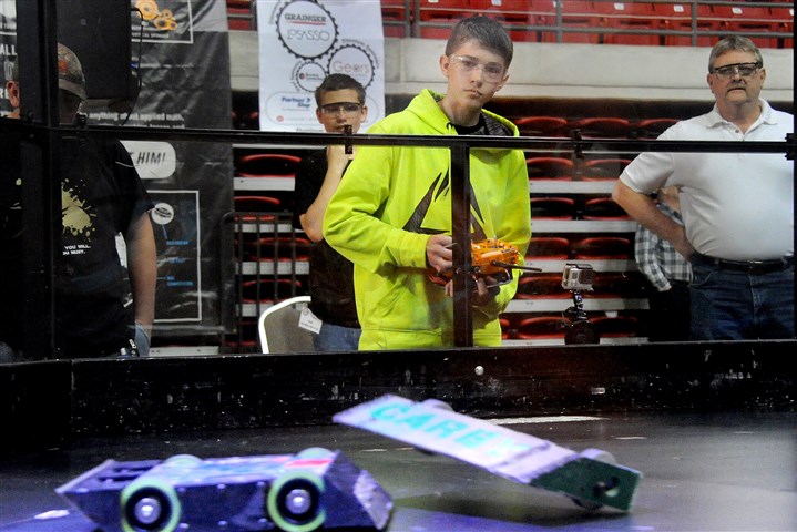Sparks fly in national robotics competition