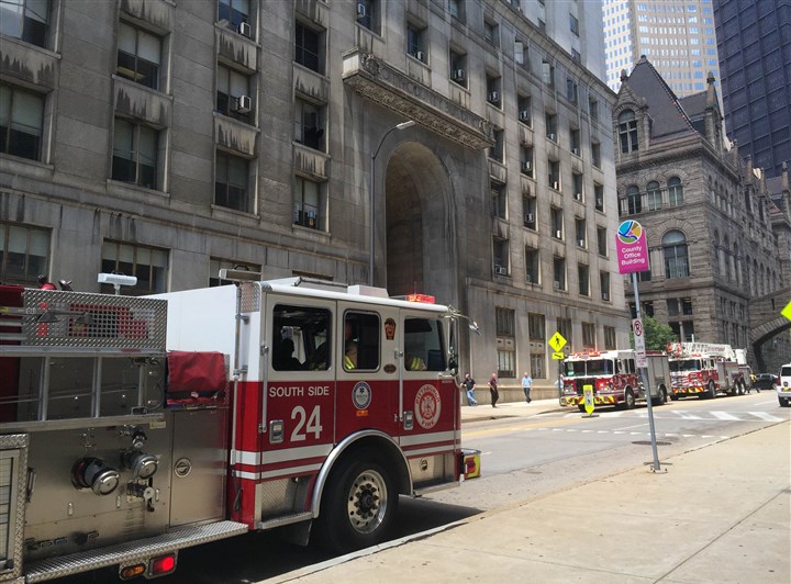 Crews respond to reports of smoke at City-County Building