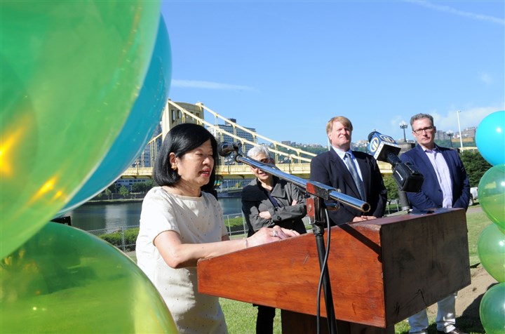 Refurbishing of North Shore Trail at Allegheny Landing begins