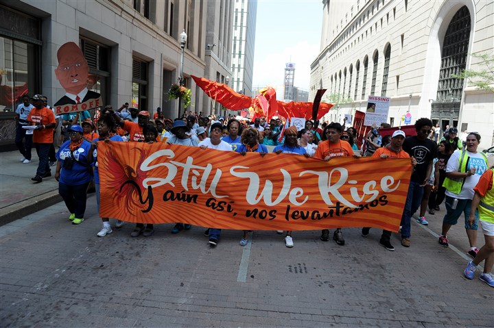 Pittsburgh marchers decry racial, economic injustice