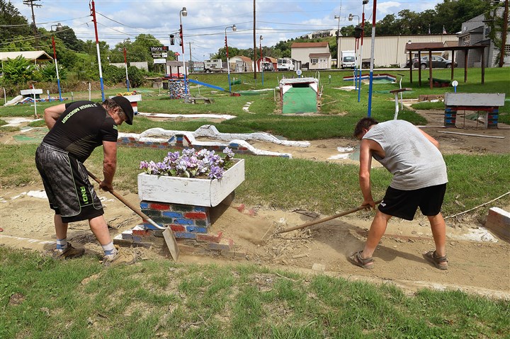 Owner plans to rebuild flooded miniature golf course