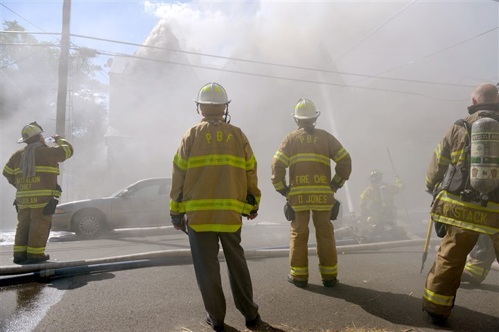 Fire destroys 3 homes on Lytle Street in Hazelwood