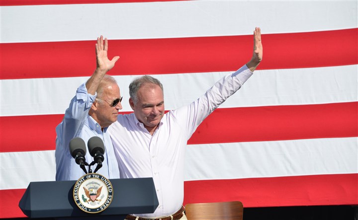 Biden, Kaine speak at Labor Day parade