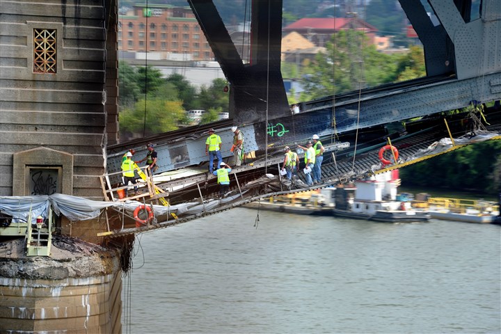 PennDOT delays reopening Liberty Bridge until at least Sept. 19