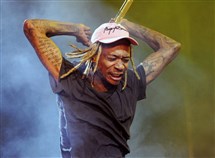  Khalifa performing in Burgettstown in 2015. 