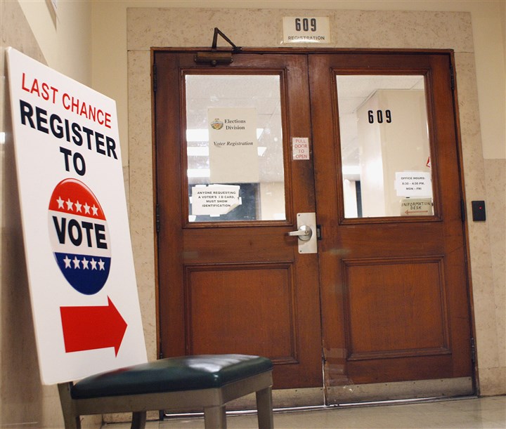Online voter registration surges in Pennsylvania