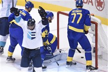  Team Europe and Marian Gaborik (raised arms) are a heavy underdog for the World Cup of Hockey championship series.