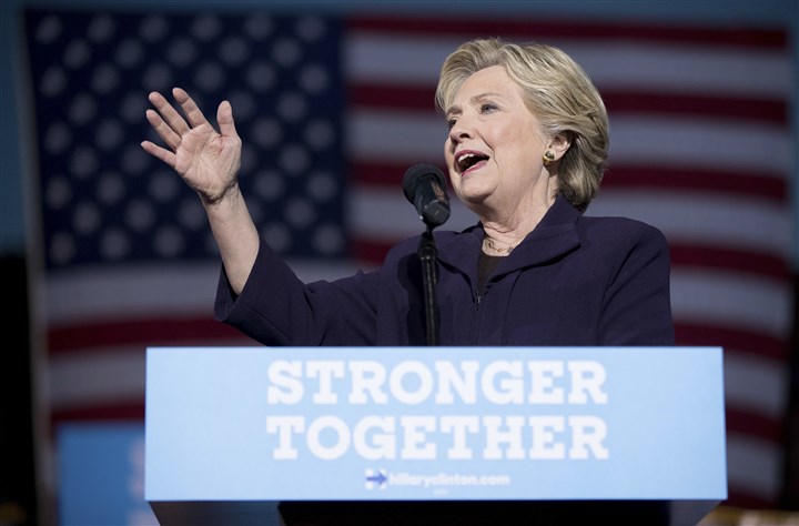 Policy aide and vets tout Clinton at gathering