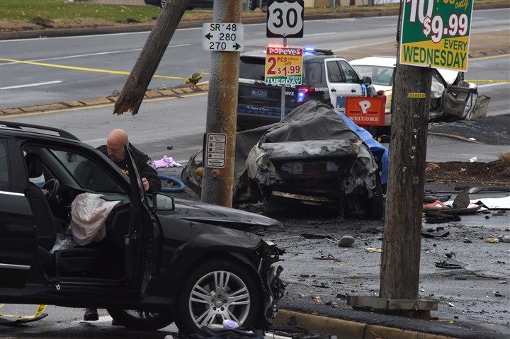 Suspect was driving 100 mph in fatal chase, police say - Pittsburgh Post-Gazette