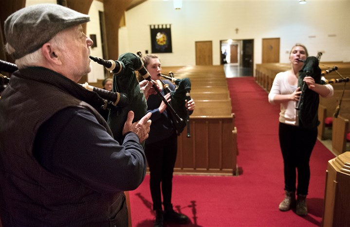 George Balderose has been there for people who hear the call of the bagpipes