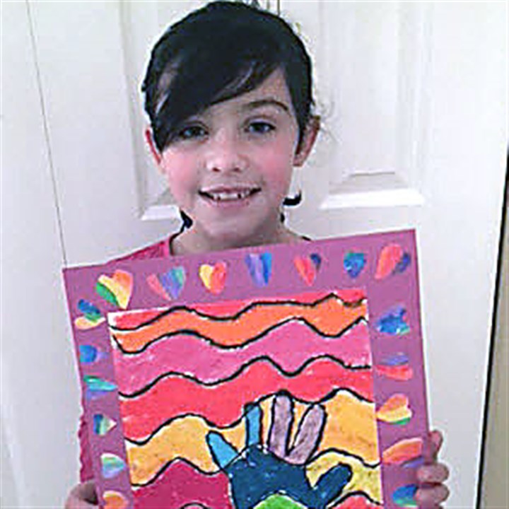 Second-grader's artwork on display in New York City