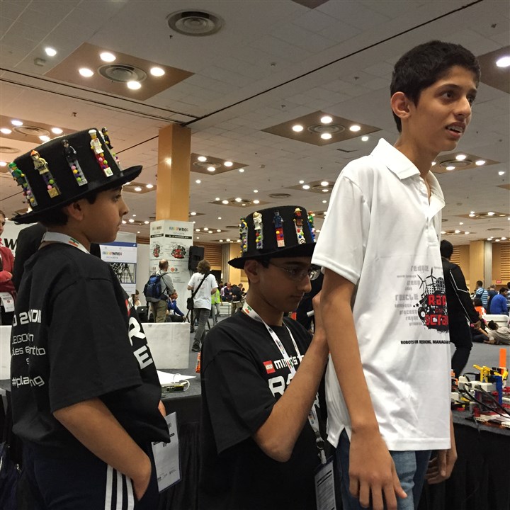 Local student robotics experts inspired others in India