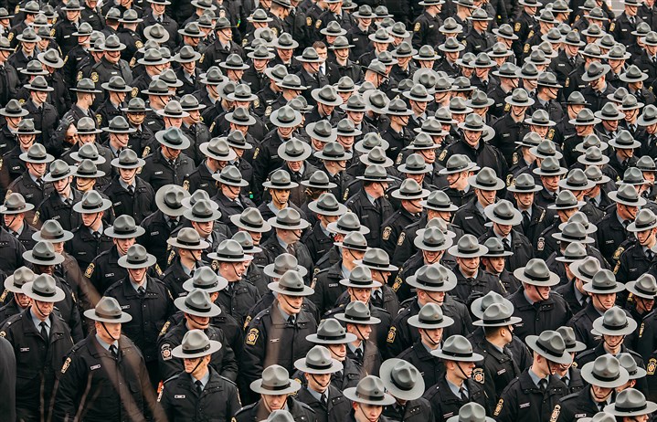 Slain Pennsylvania trooper remembered for heroism