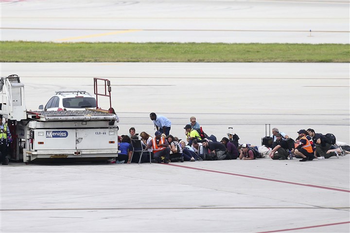 Duquesne swim team members were inside Terminal 2