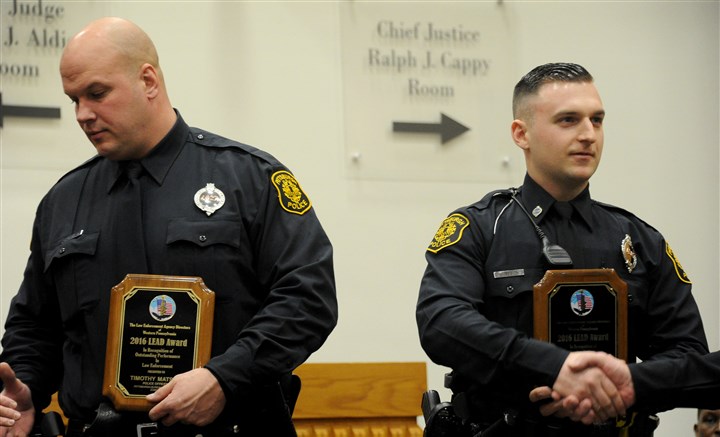 Law enforcement awards presented at Pitt