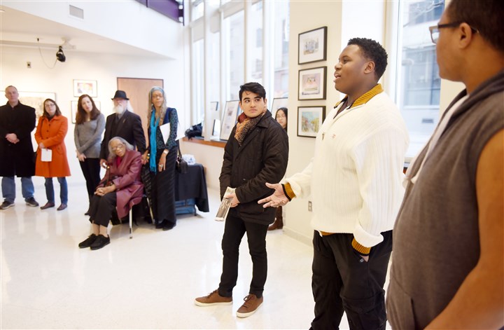 Pittsburgh CAPA students’ artwork captures life of Sala Udin