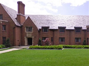 The Beta Theta Pi fraternity house on the Penn State campus.