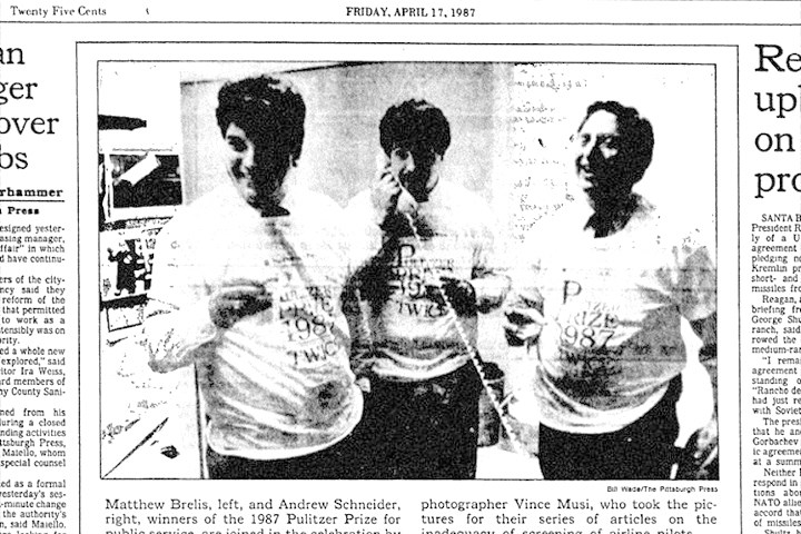 Obituary: Andrew Jay Schneider / Investigative reporter won 2 Pulitzer Prizes in Pittsburgh