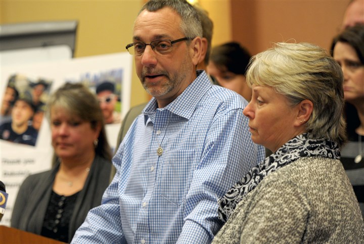 Family of Dakota James thanks Pittsburgh at press conference