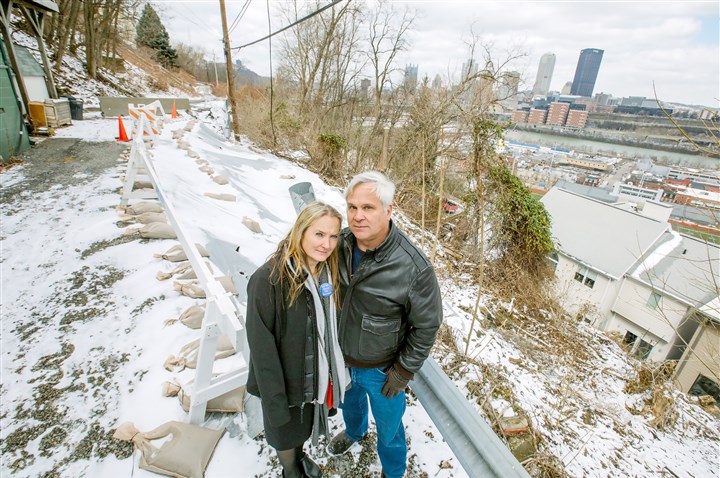 Homeowners fearful after landslides in South Side Slopes