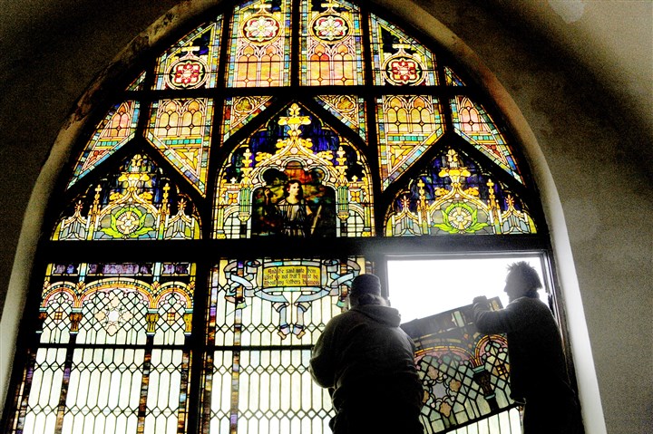 Some stained glass windows stolen from Perry South church windows are recovered