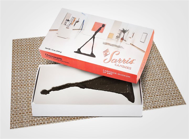 April Fools! Sarris "Walking Man" chocolate sculpture is a joke!