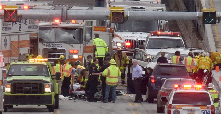 Three remain in critical condition after Liberty Bridge crash