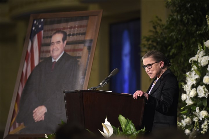 Supreme Court justices Ginsburg, Scalia receive civility award