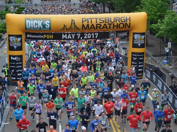 Pittsburgh Marathon: The race is underway