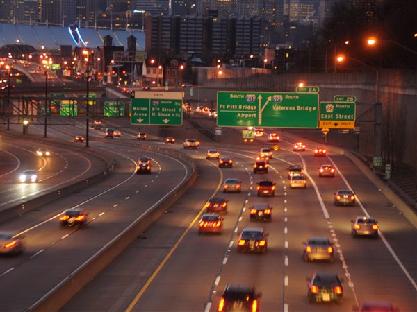 TRAFFIC: Parkway North's southbound HOV lane will be open to Bedford Avenue for Penguins game