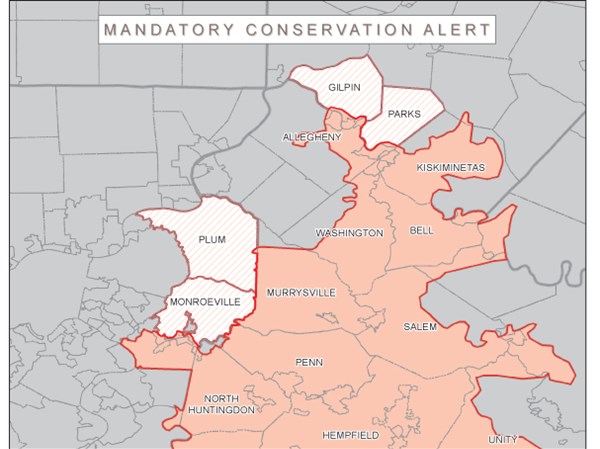 107,000 in Westmoreland County asked to conserve water