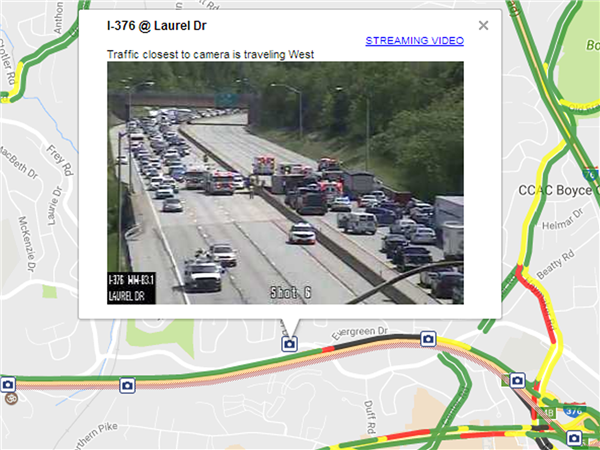 State police in final stages of clearing outbound Parkway East to reopen