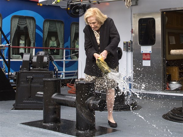 Rechristened towboat set to journey down the Ohio