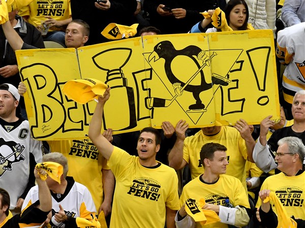 Root for the Penguins at Market Square rally