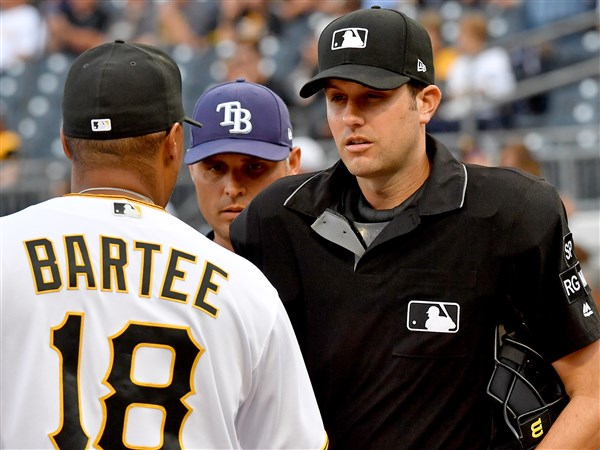 Pirates will recognize umpire John Tumpane's heroic actions tonight