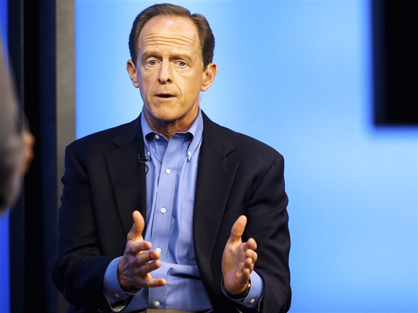 Pat Toomey says he sees a path toward Senate passage of health care package