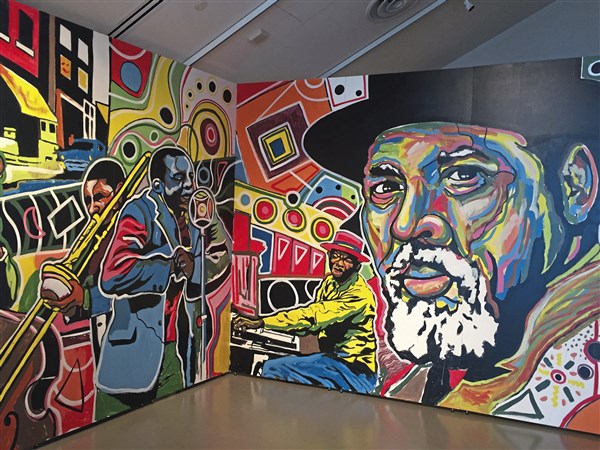 Mural pays tribute to August Wilson as the center that bears his name readies for 'next phase'