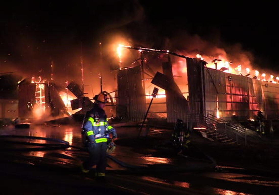 Parkland School District Superintendent Rich Sniscak said approximately 25 buses were destroyed early Friday morning after a fire broke out in the east garage of the bus depot on in South Whitehall in Eastern Pennsylvania.