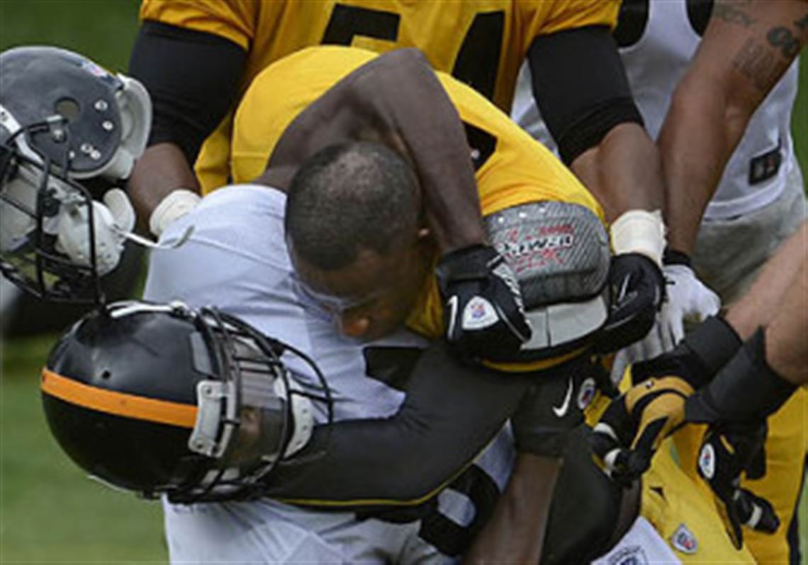 Brown And Taylor Get Chippy At Steelers Practice Pittsburgh Post Gazette